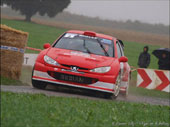 Jimmy Thibeaudau La Rocelle 2013 sur 206 WRC Bozian Racing